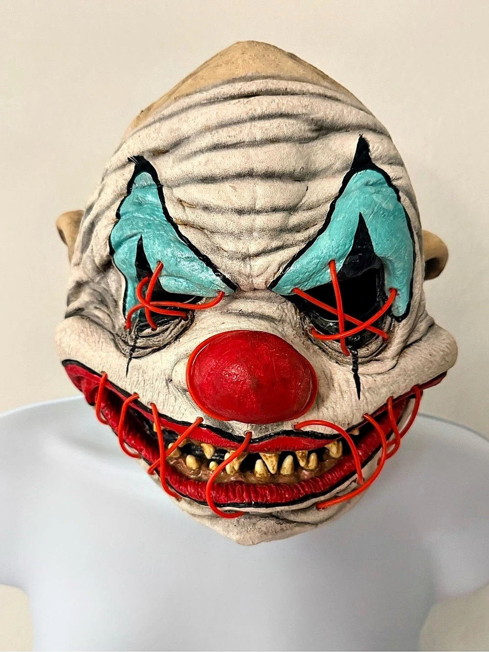 Halloween - Scary Clown Mask with Lights
